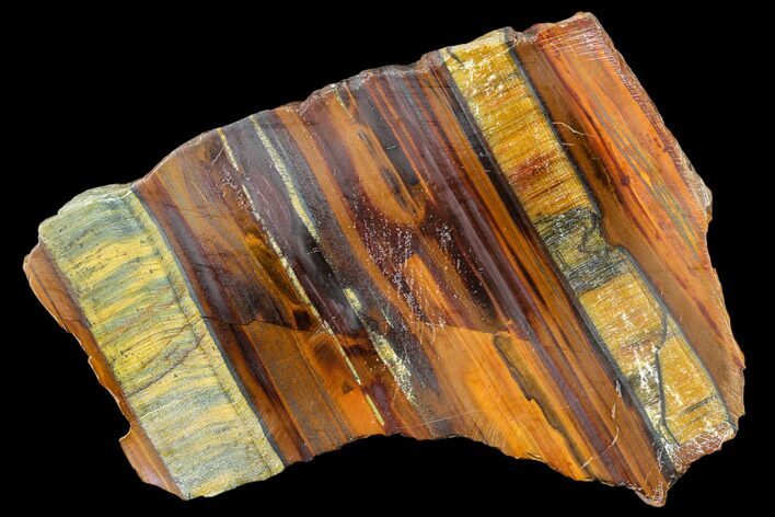 Polished Tiger's Iron Slab - South Africa #113007